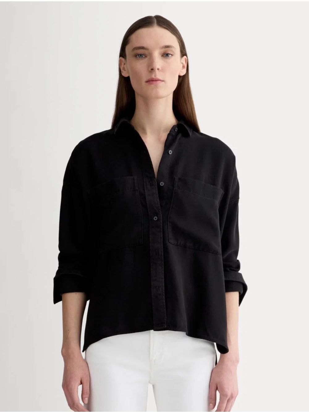 Everlane - The Boxy Overshirt in Buttersoft